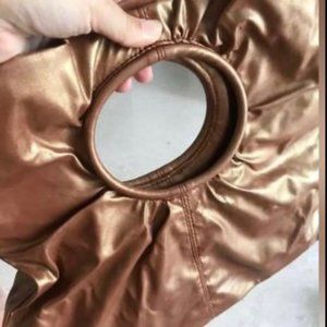 BRAND NEW VEGAN LEATHER GOLD/BRONZE HANDBAG